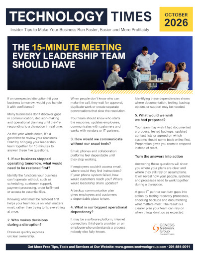 October 2026 Technology Times newsletter cover